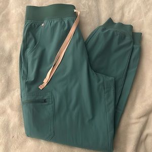 Eucalyptus FREEx™ Lined Zamora™ High Waisted - Jogger Scrub Pants.